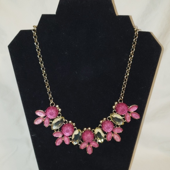 Traci Lynn Jewelry - Pink stone necklace.